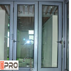 Hurricane Proof Aluminium Bifold Windows do projektów domów Dostosowany rozmiar bezramowe składane szklane okno bi-fold window