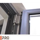 Współczesne aluminiowe okna skrzynkowe z siatką zabezpieczającą ISO9001 CASEMENT WINDOWS DRZWI klamka okienna