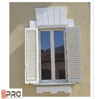 Współczesne aluminiowe okna skrzynkowe z siatką zabezpieczającą ISO9001 CASEMENT WINDOWS DRZWI klamka okienna