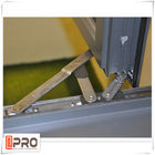 Odporne na deszcz aluminiowe okna skrzynkowe Thermal Break Aluminiowa konstrukcja systemu Okna dwuskrzydłowe