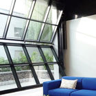 Pionowe aluminiowe okna dwuskrzydłowe o niestandardowym rozmiarze
