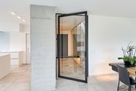 6A 27A Aluminiowe szklane drzwi obrotowe do nowoczesnego domu