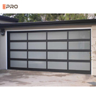 6063 Drzwi garażowe z przezroczystego szkła z anodyzowanymi, anodowanymi, inteligentnymi aluminiowymi sprężynami w kratkę