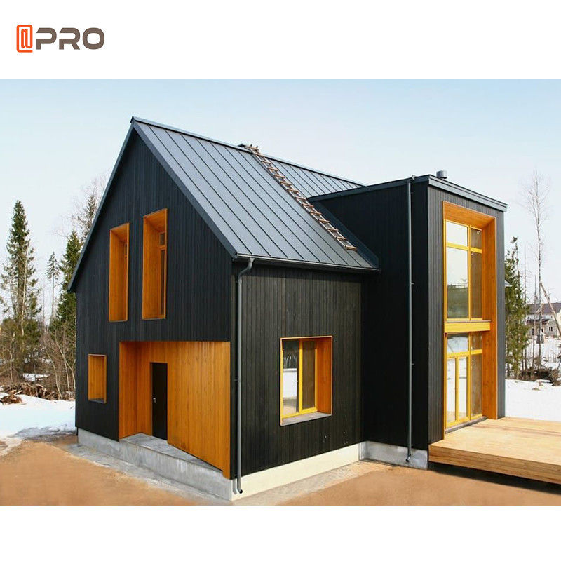 40 stóp Nowoczesne prefabrykowane małe domy Podwójne szyby szklane ISO9001
