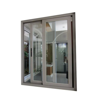 Okno ze szkła barwionego Sekcja ze szkła hartowanego Okno ze szkła przesuwnego z ramki aluminium