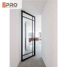 Standardowe aluminiowe drzwi wejściowe do mieszkań / przednie drzwi wejściowe obrotowe środkowe drzwi wejściowe obrotowe drzwi wejściowe
